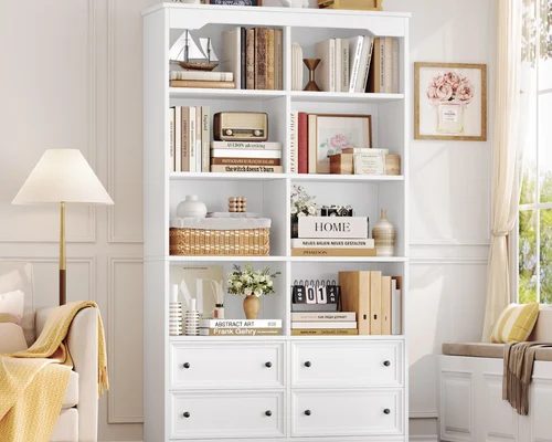6 Tier Bookcase Deal: Save $57 for $179.99 at Walmart