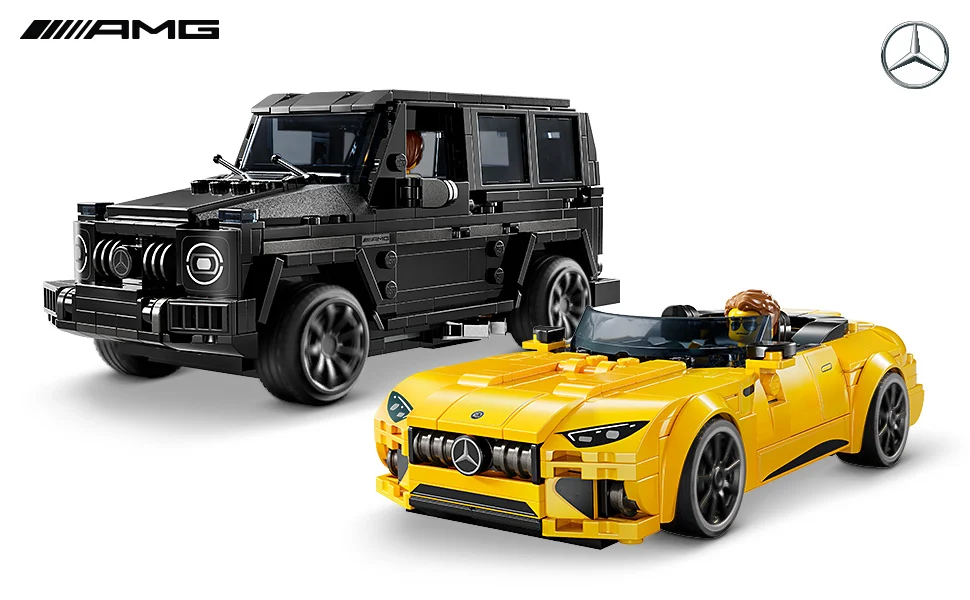 LEGO Speed Champions Mercedes-AMG G 63 and SL 63 building kits on Amazon