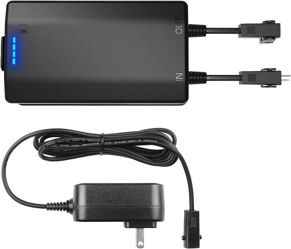 MineCtrl Universal Battery Pack for Reclining Furniture on Amazon, showing the green 3300mAh wireles