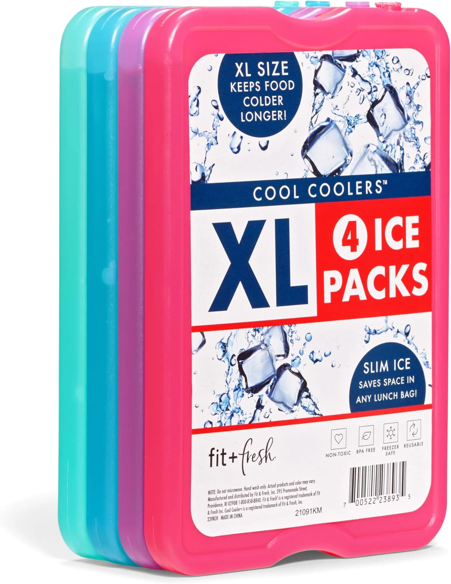 4-Pack Fit & Fresh Reusable Slim XL Ice Packs Only $6.97 at Amazon