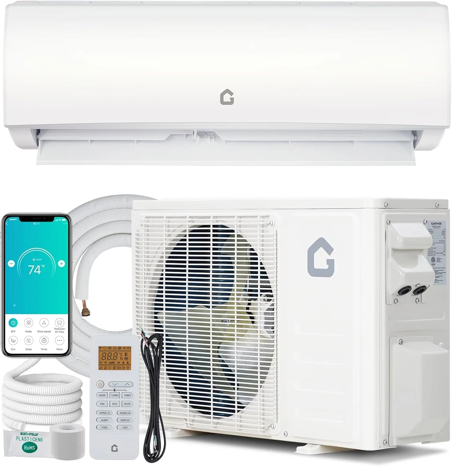 GarveeHome 9000 BTU Mini Split AC unit on Amazon