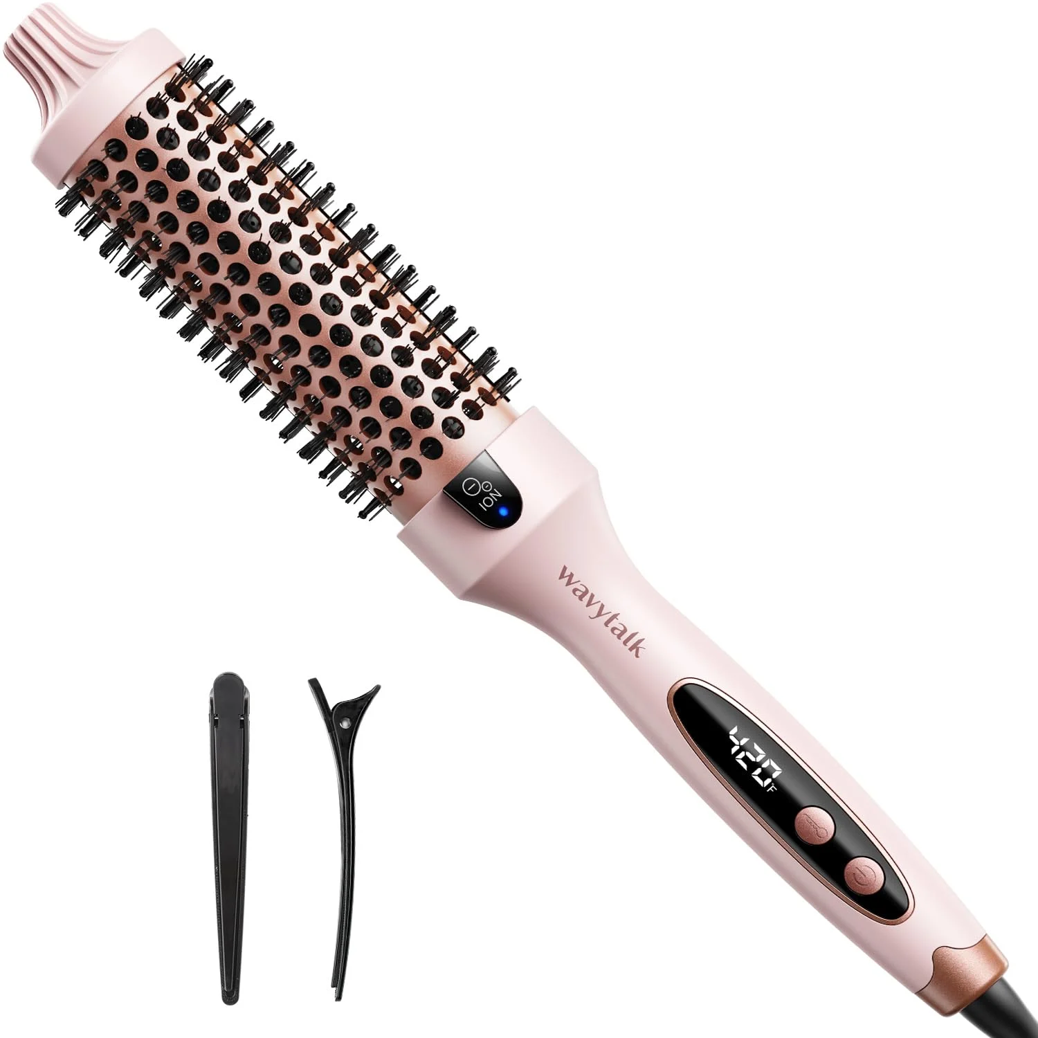 Thermal Blowout Brush on Amazon showing sleek design and bristles