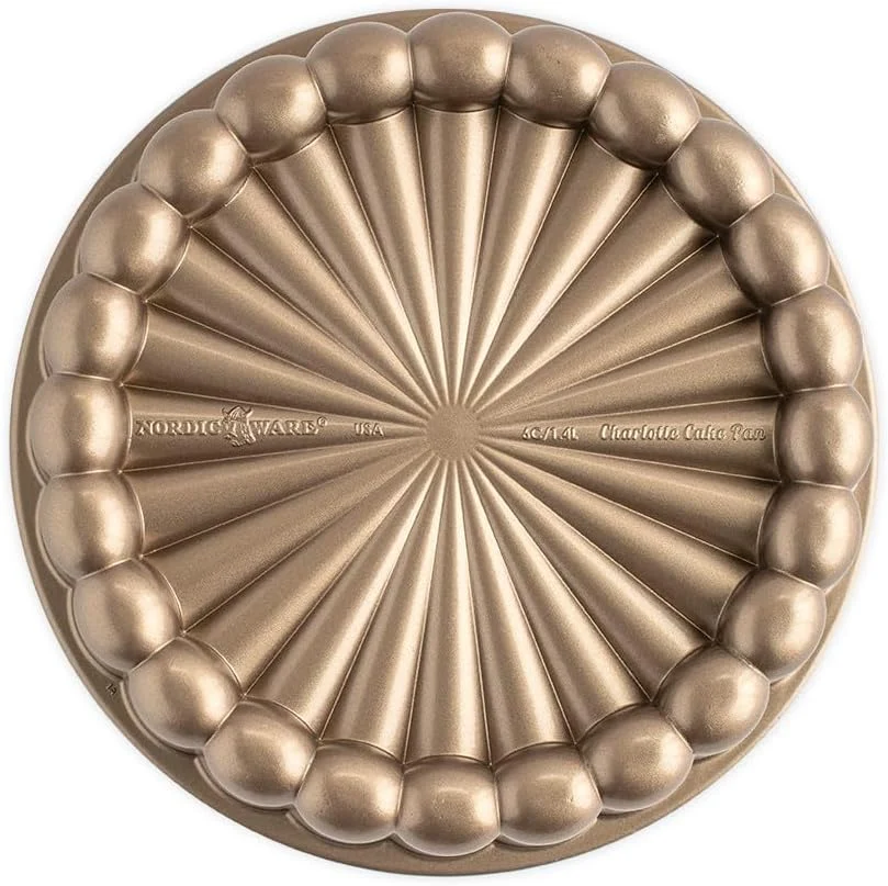 Nordic Ware Charlotte Cake Pan in toffee finish from Amazon
