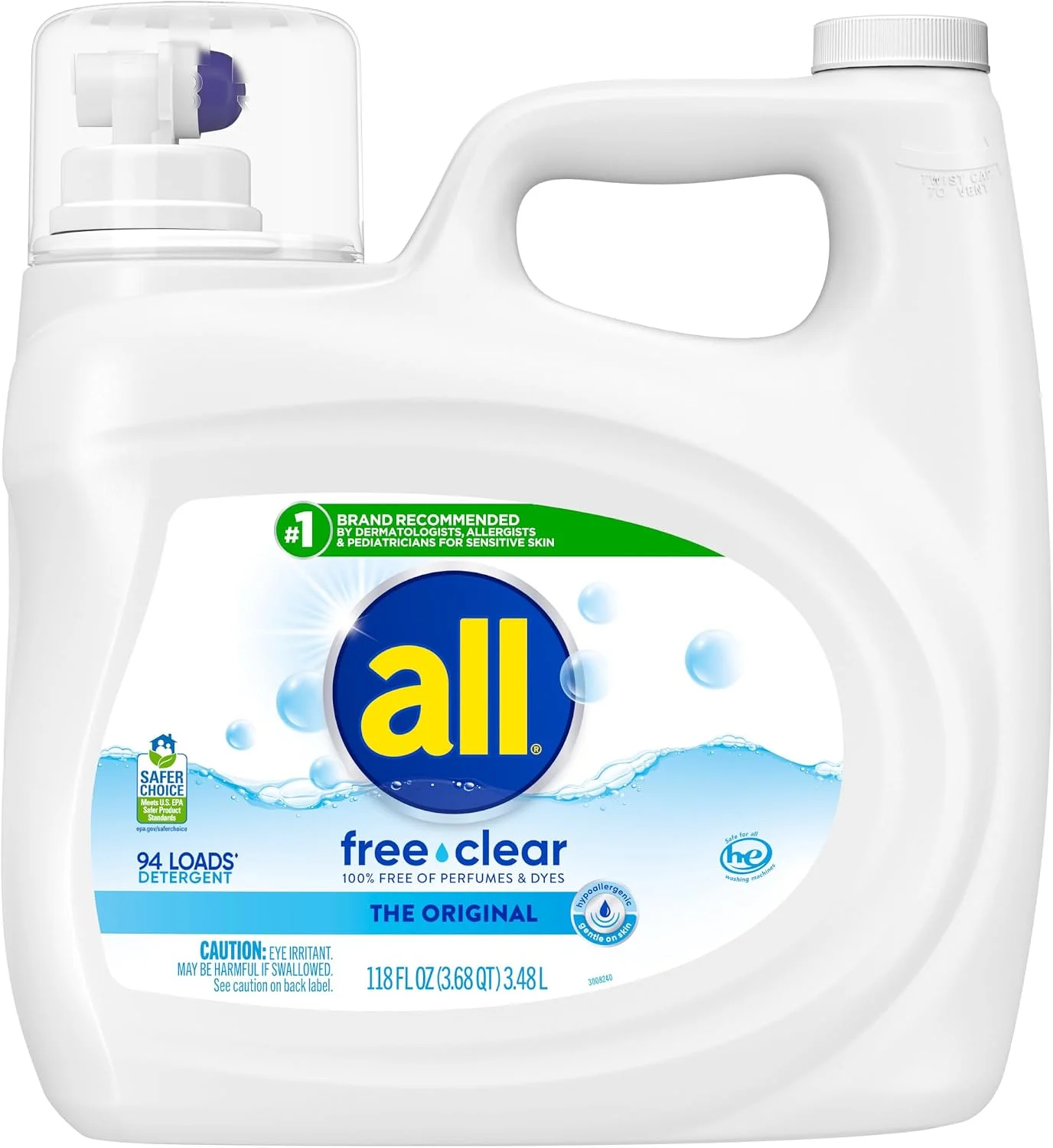 118‑oz Liquid Laundry Detergent Just $11.20 Shipped on Amazon