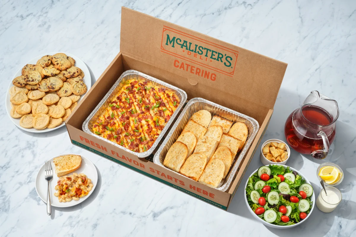 Free cup of tea offered at McAlister's Deli on July 16