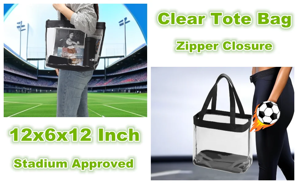 Clear Stadium Tote Bag – Durable Carry‑All Just $8.99 at Amazon
