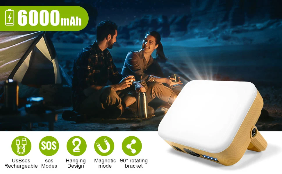 EZVALO 6000mAh Camping Lantern Only $11.99 (Reg. $12.99) at Amazon