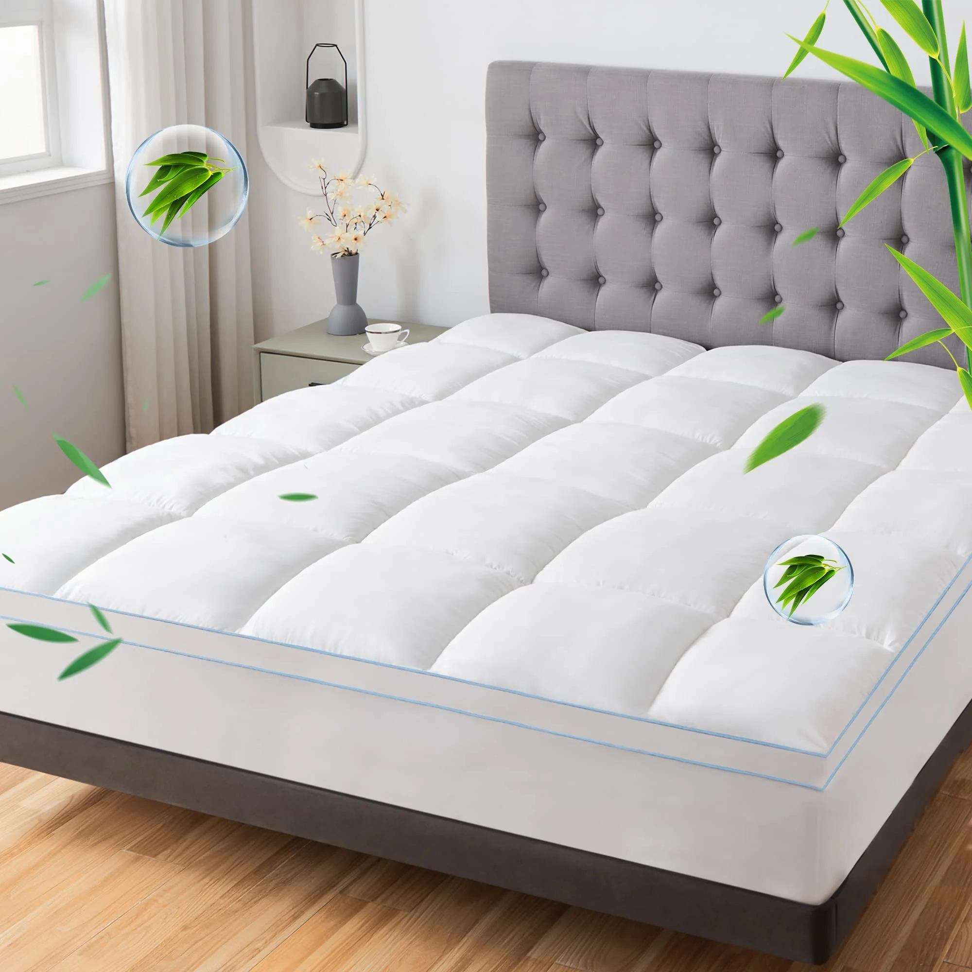 Ultra Soft Bamboo Mattress Topper Only $37.89 (Reg. $69.99) at Amazon