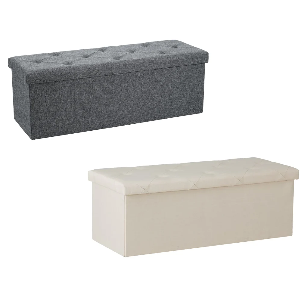 Gianna Folding Storage Ottoman Bench Deal at Walmart: Save from $15.99