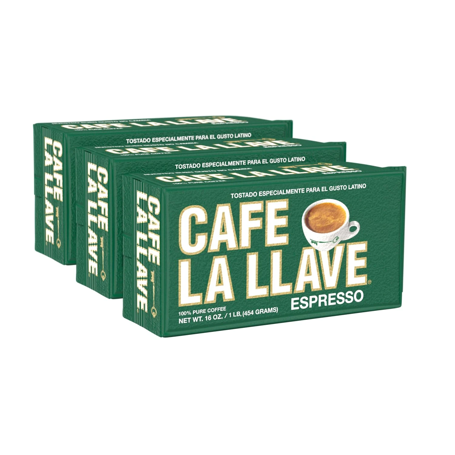 Cafe La Llave Dark Roast Coffee 3‑Pkg Only $23.72 at Amazon
