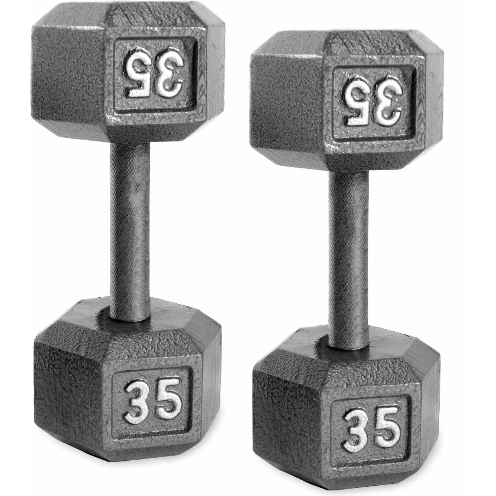 2-Pk 35-lb Cast Iron Hex Dumbbells Just $60.75 at Walmart