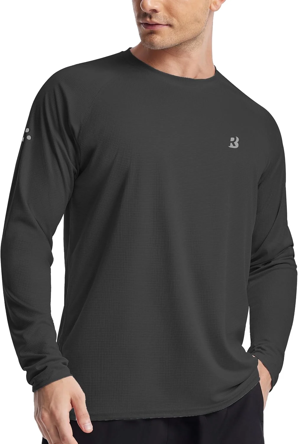 Roadbox Men's UPF 50+ Swim Rash Guard on Amazon, quick‑dry UV protection shirt