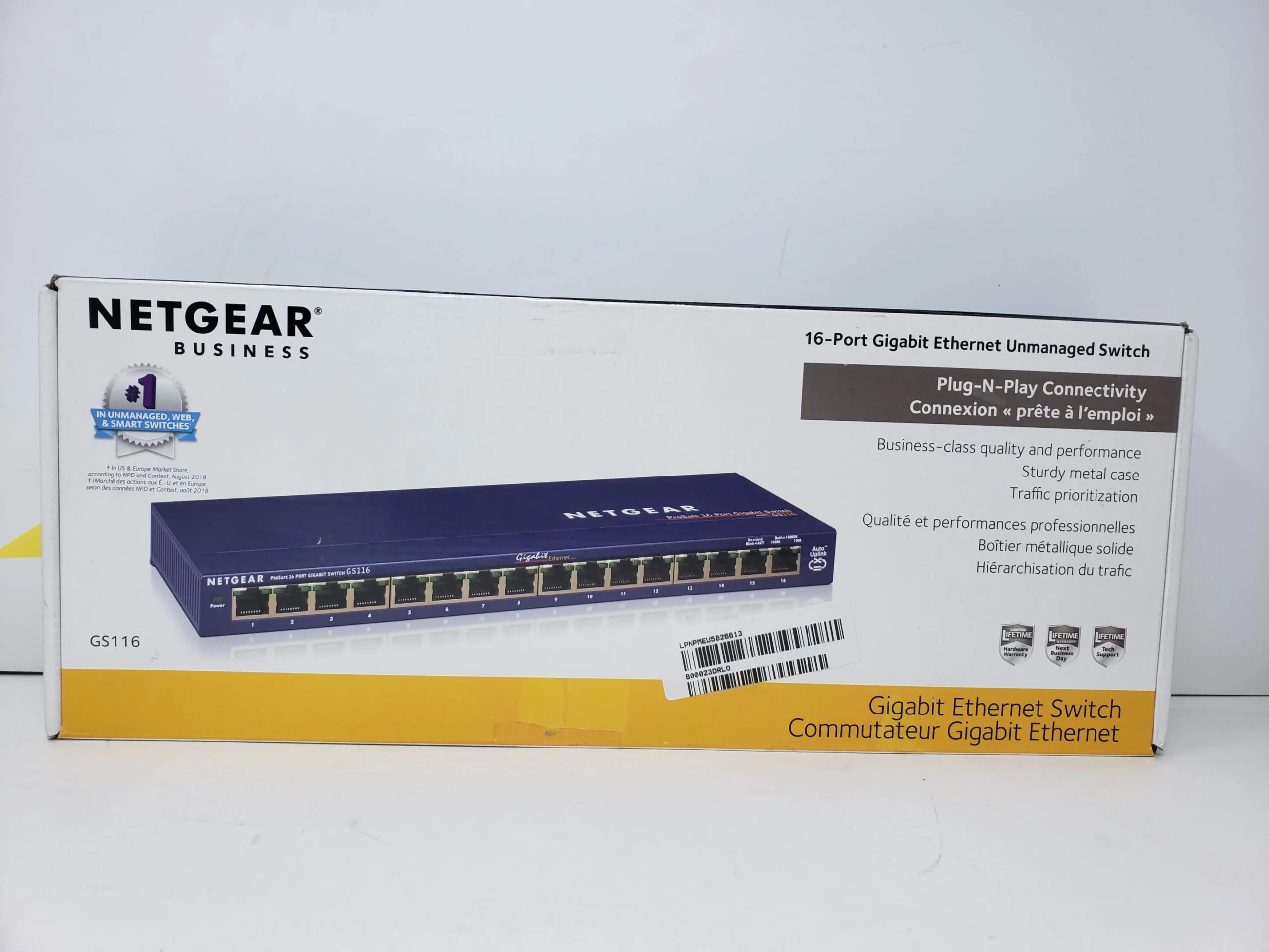 Netgear 16-Port Gigabit Switch Only $43 at eBay