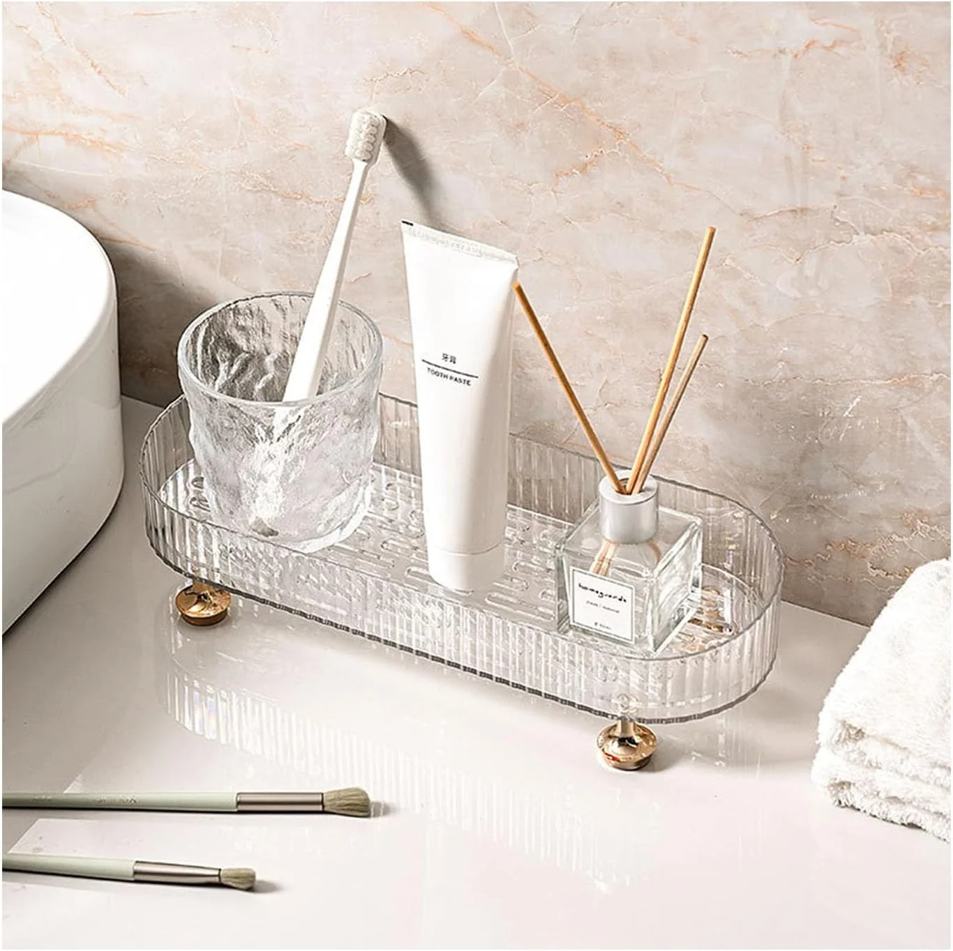 Vanity Makeup Organizer Trays