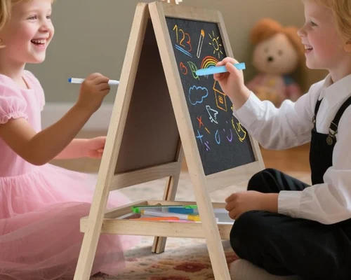4-in-1 Double-Sided Drawing Board Deal at Amazon