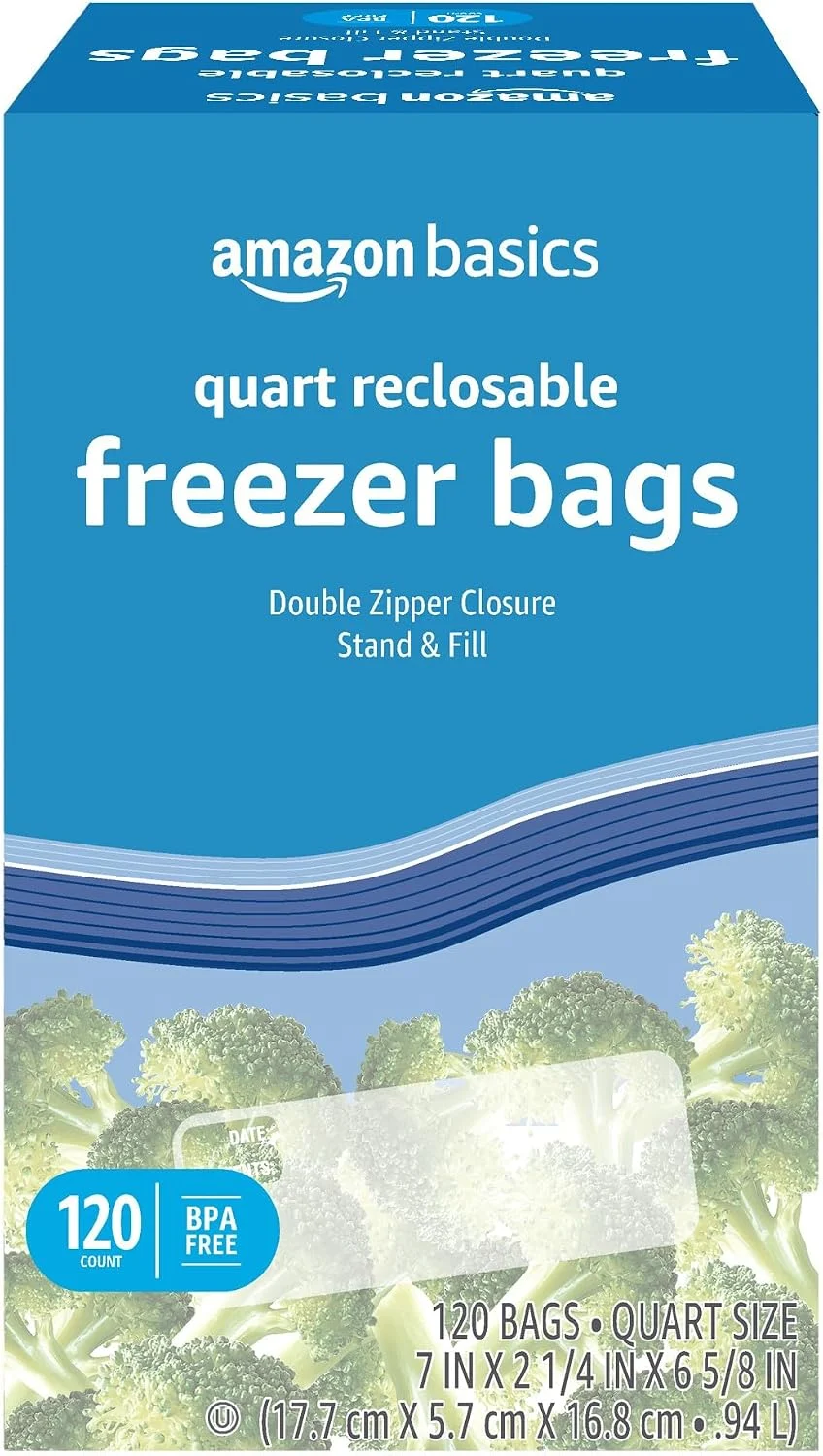 120-Count Freezer Quart Bags Only $7.73 (Reg. $9.45) at Amazon