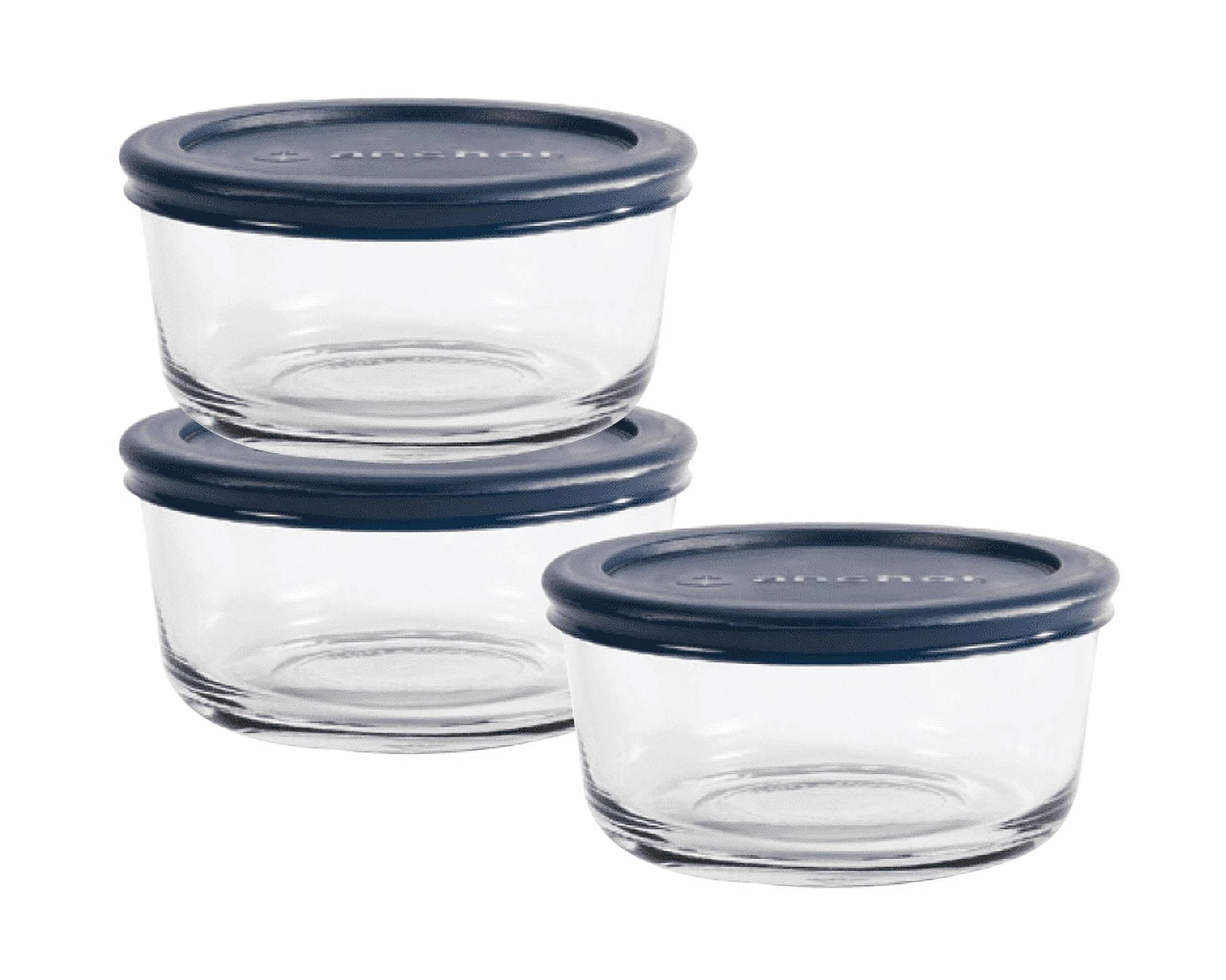 Anchor Hocking 2‑Cup Round Glass Storage Set Just $6.35 at Walmart