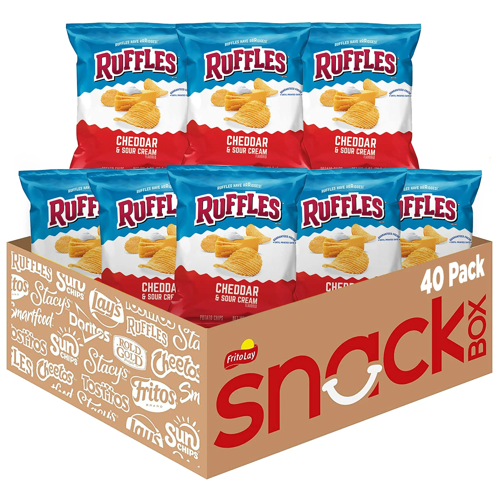 40-Count Ruffles Cheddar Sour Cream Chips Only $14.86 (Reg. $21.41)