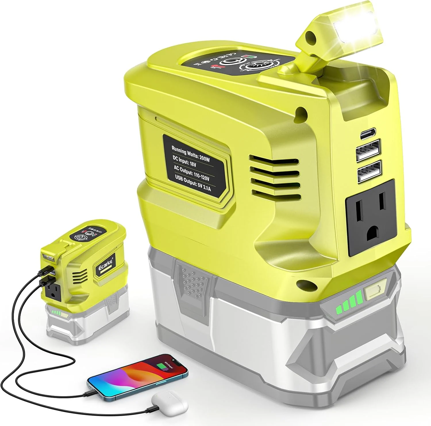 Ecarke 200W Portable Power Inverter Only $20.99 (Reg. $27.99) at