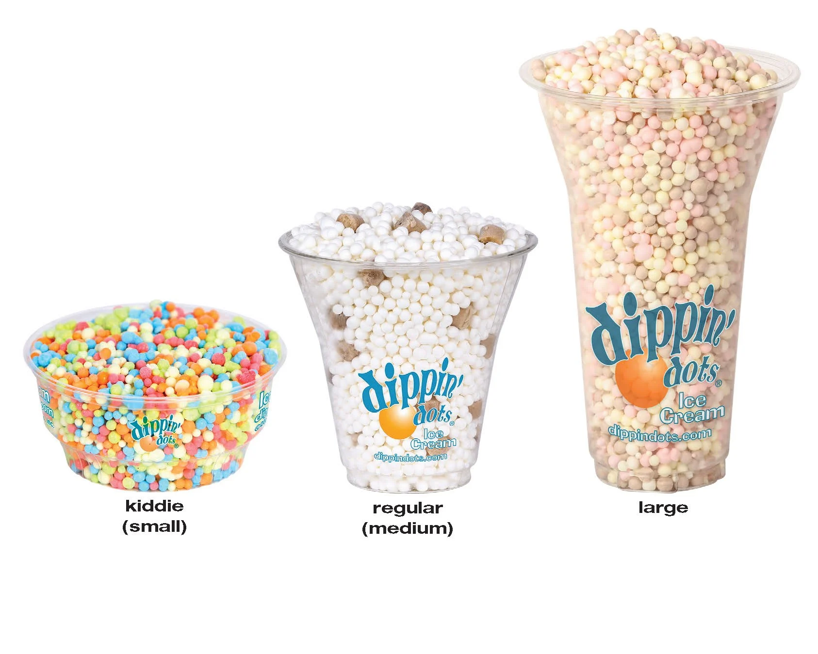 Free mini cup of Dippin’ Dots frozen treat from Dippindots