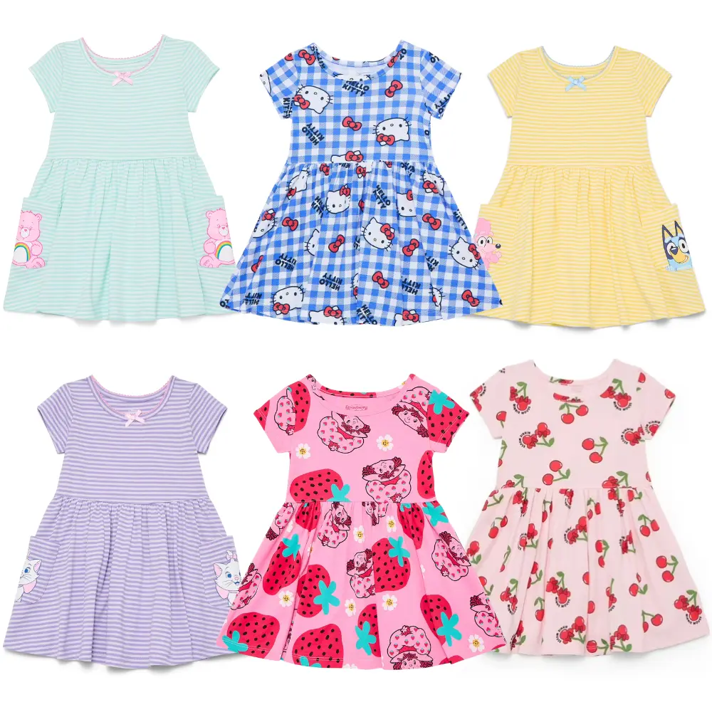 Toddler Girl Short Sleeve Dress Deal at Walmart: Save $5.98