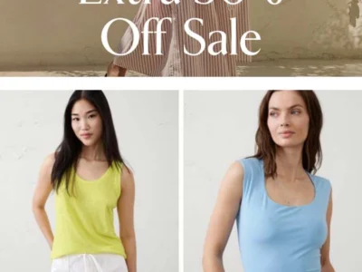 Extra 50% off sale items & 40-60% off everything else online at Banana Republic Factory