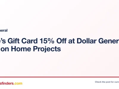 Dollar General deal card