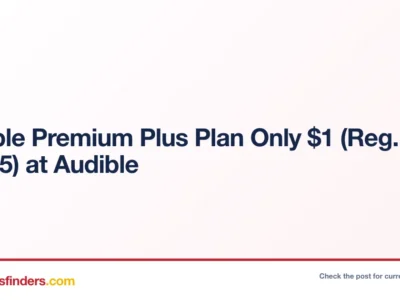 Audible deal card