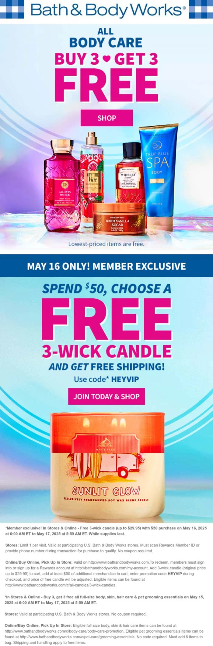 Extra 20% Off Everything at Bath & Body Works – Tonight Only