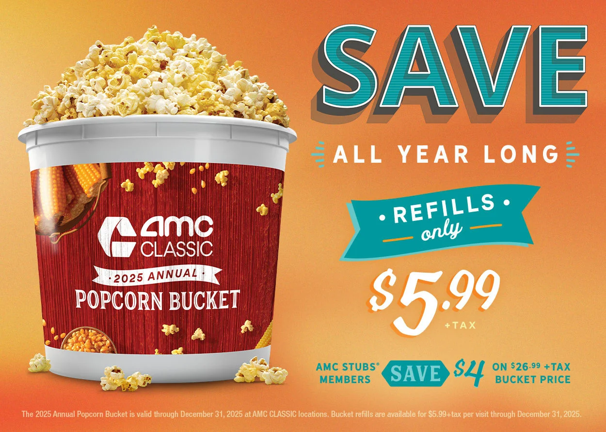 50% Off Movie Tickets Tuesdays & Wednesdays at AMC Theatres