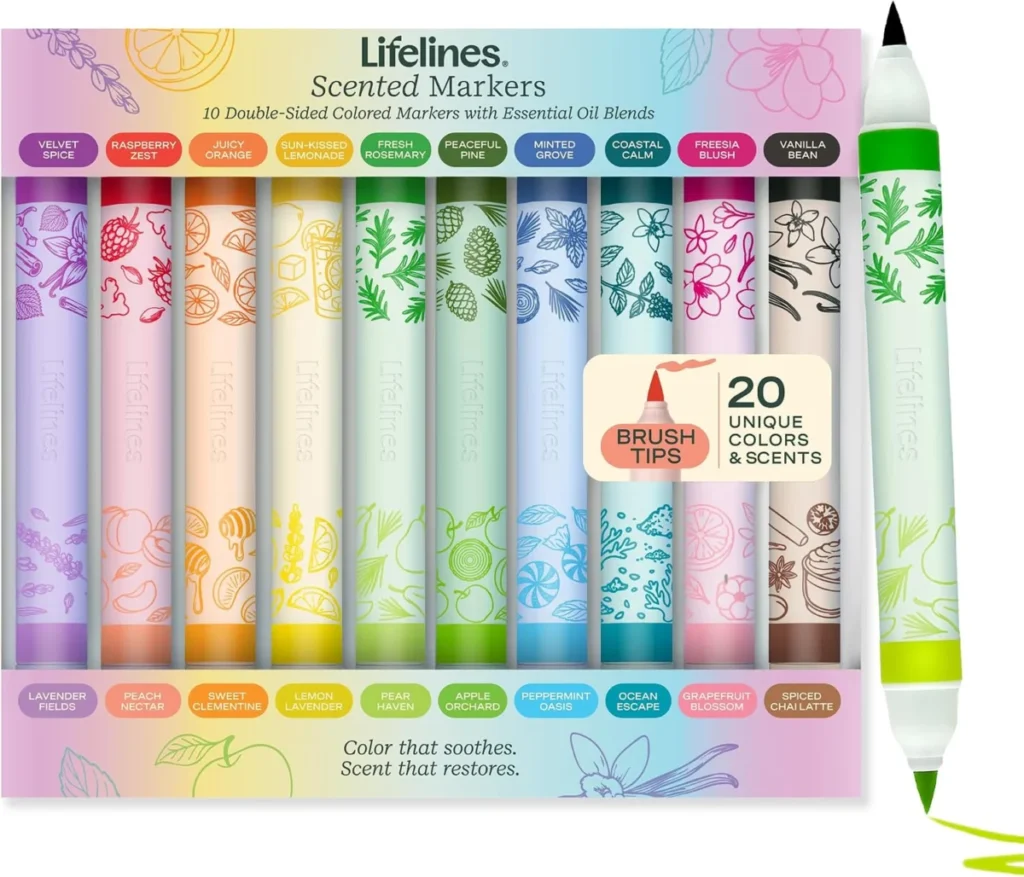 Lifelines Essential Oil Infused Markers Only $9.99 at Lvnta
