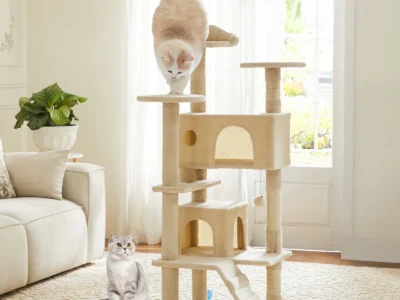 Cat Tree Tower with Sisal Scratching Post for $157 + free shipping