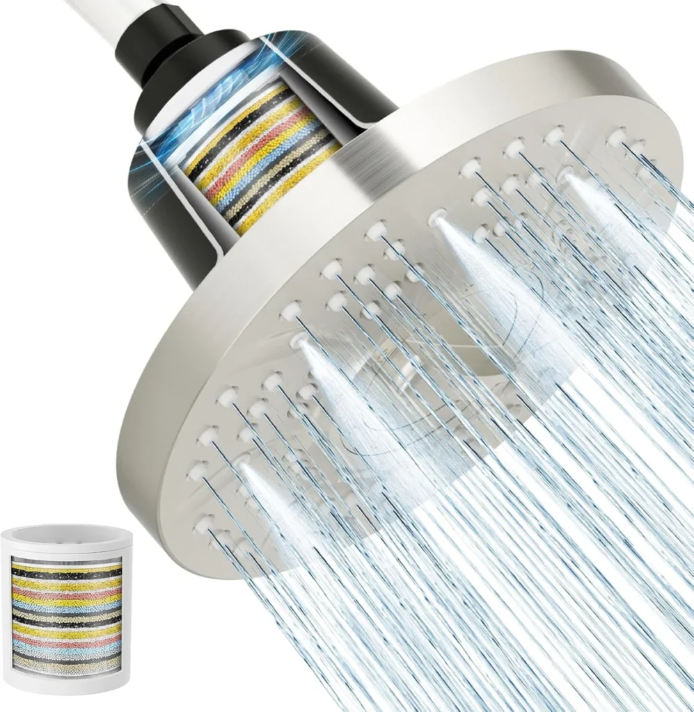 SR Sun Rise 7″ Filtered Shower Head Only $21.xx at Amazon