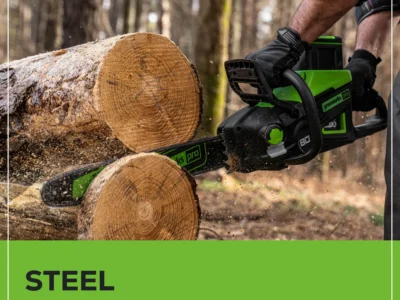 Greenworks 60V 18″ Cordless Brushless Chainsaw w/ 5.0Ah Battery & Rapid Charger $170 + Free S&H