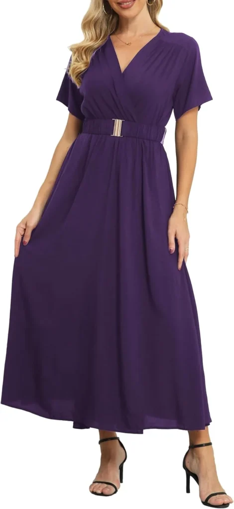 Women's Floral Wrap Maxi Dress Just $11.99 Shipped Free