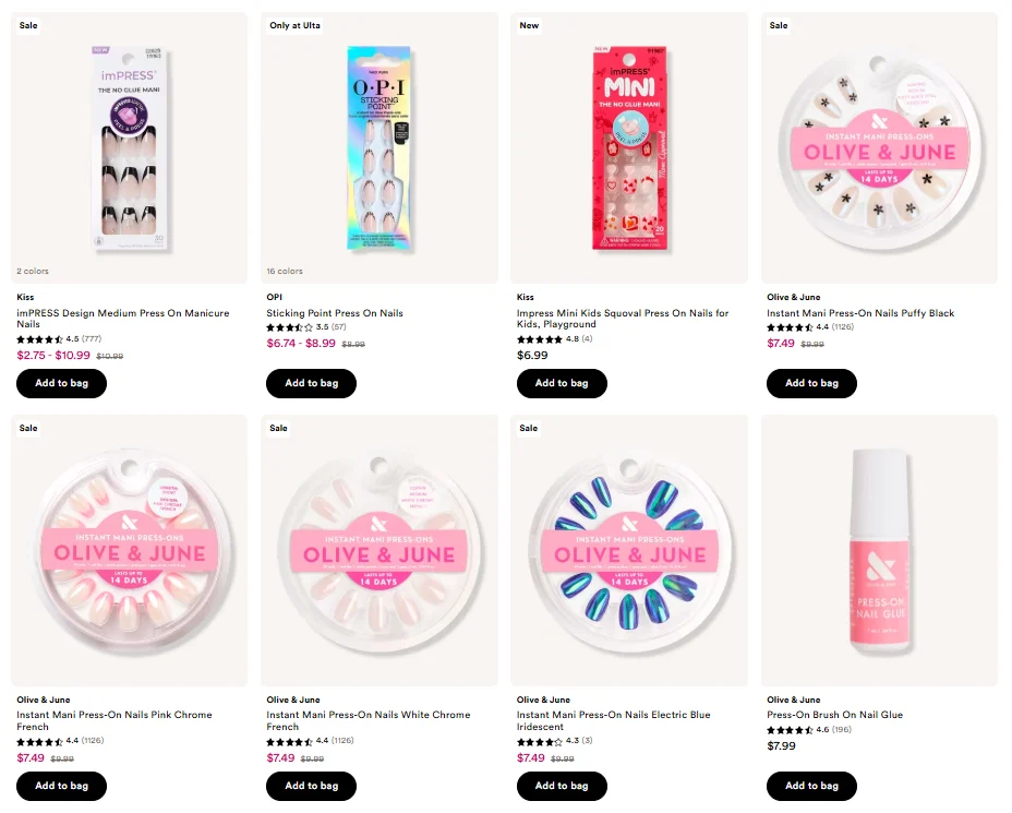 Press-On Nails Deal at ULTA: Save $8.24