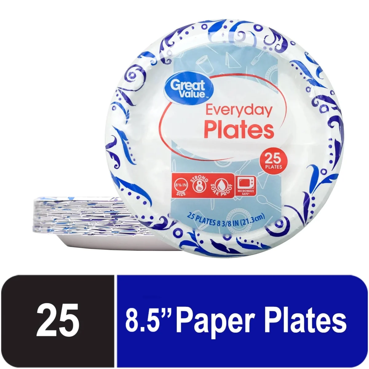 Great Value Kids Alphabet Paper Plates Only $2.58 at Shopstyle