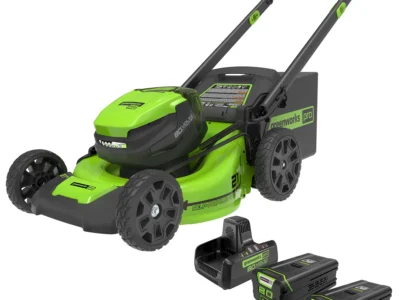 Renewed: Greenworks 80V 21″ Self-Propelled Lawn Mower w/ 2x Batteries & Charger $323 + Free S&H