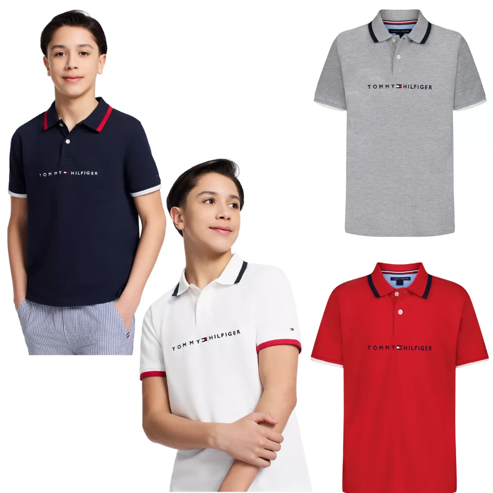 Tommy Hilfiger Big Boys’ Short Sleeves Polo Shirt Deal at Macy’s: Save $21.51