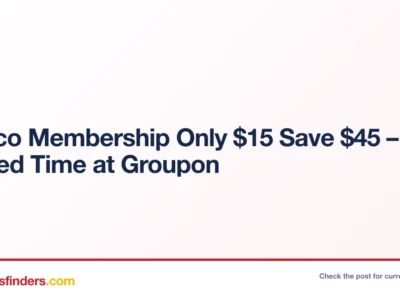 Groupon deal card