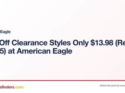 American Eagle deal card