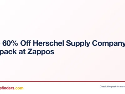 Zappos deal card