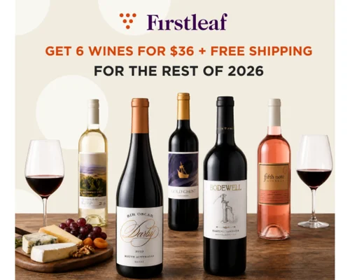 Firstleaf Wine Club Deal: 6 Bottles for $36 + Free Shipping