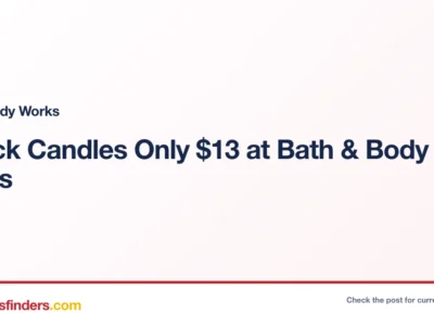 Bath & Body Works deal card