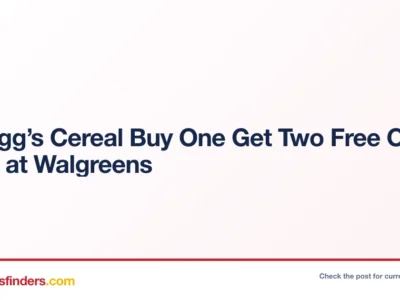 Walgreens deal card