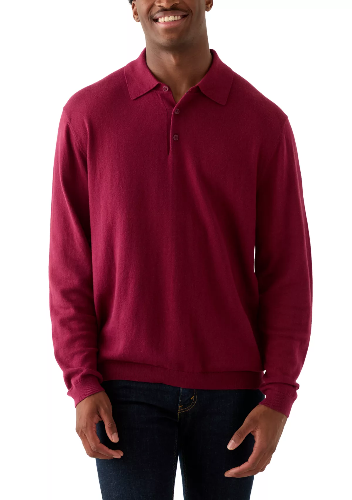 32 Degrees Men’s Long‑Sleeve Polo Only $7.99 (Reg. $24) at 32Degrees