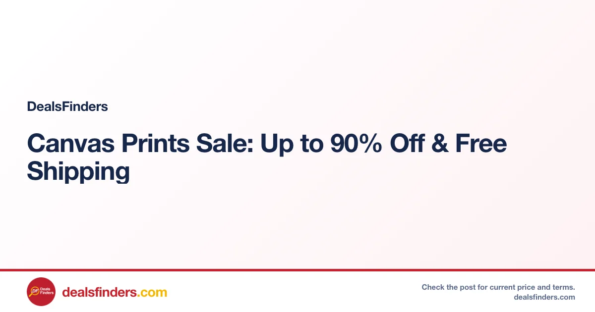 Canvas Prints Sale: Up to 90% Off & Free Shipping