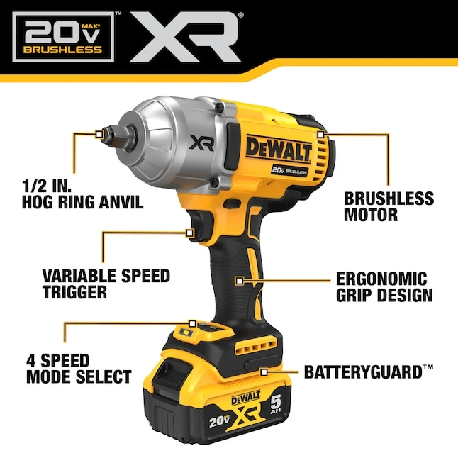 DeWALT 20V MAX Impact Wrench Just $109 at Fastenersinc