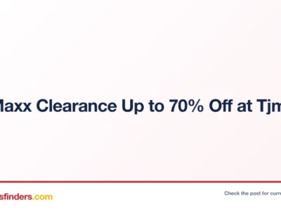 Tjmaxx deal card