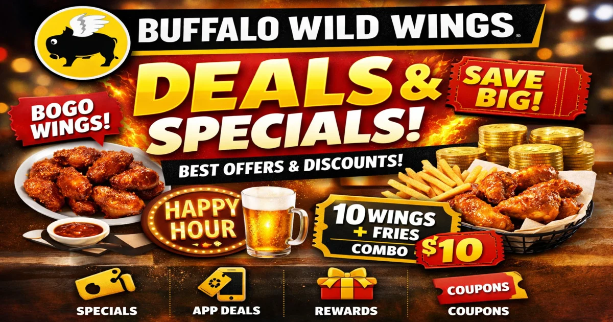 Free Chicken Wing Day Deals at Buffalowildwings (2026)